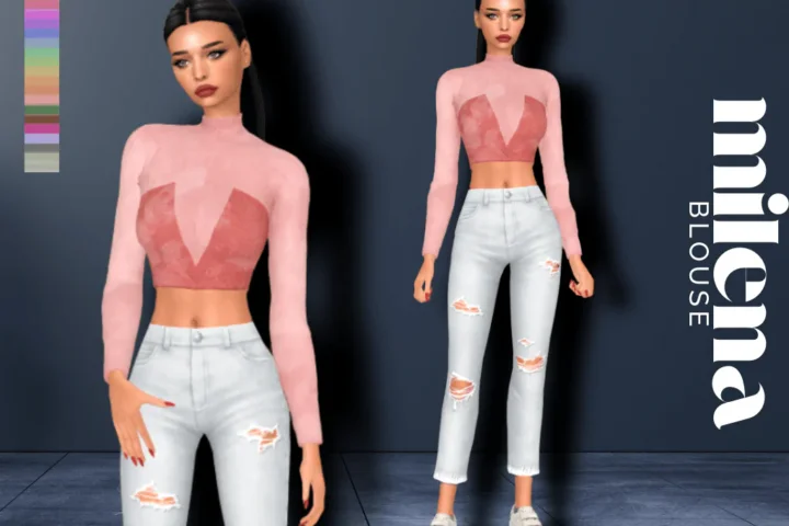 MILENA LONG SLEEVE BLOUSE