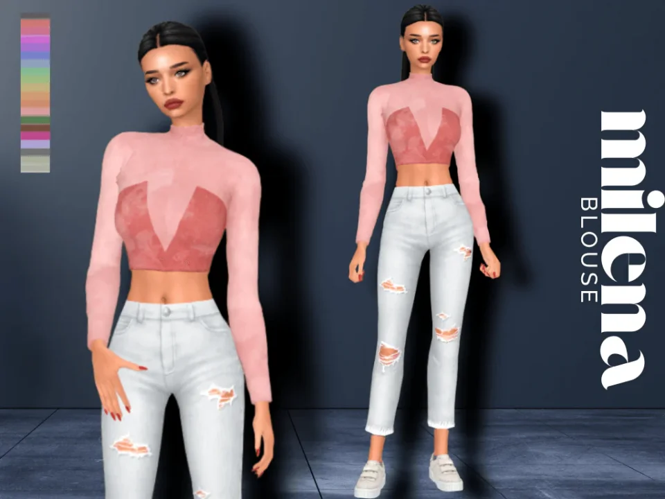 MILENA LONG SLEEVE BLOUSE