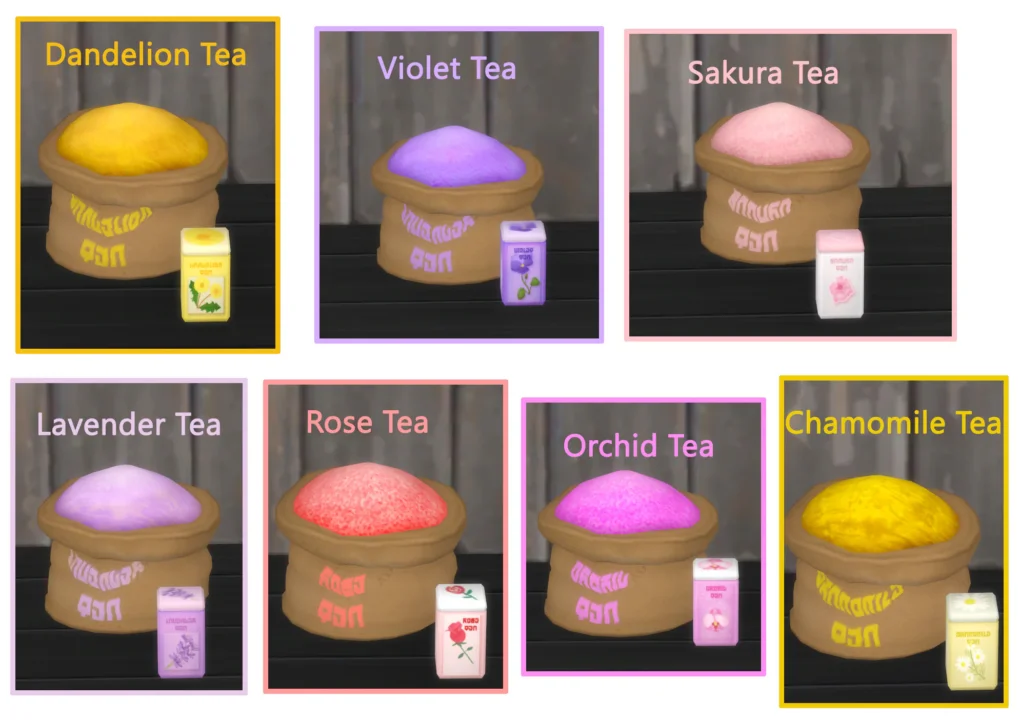 Functional Mill Add on 7 - Floral Tea Blends