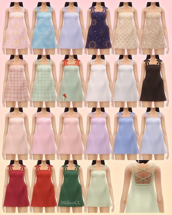 Mini shift dress