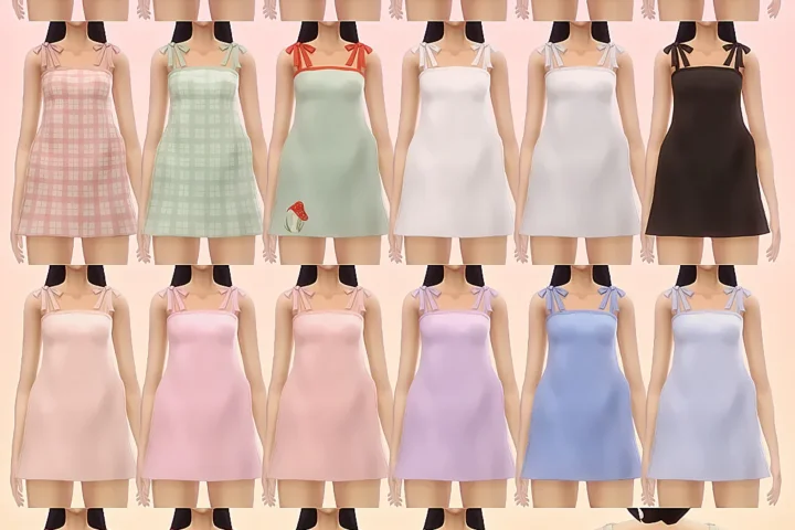 Mini shift dress