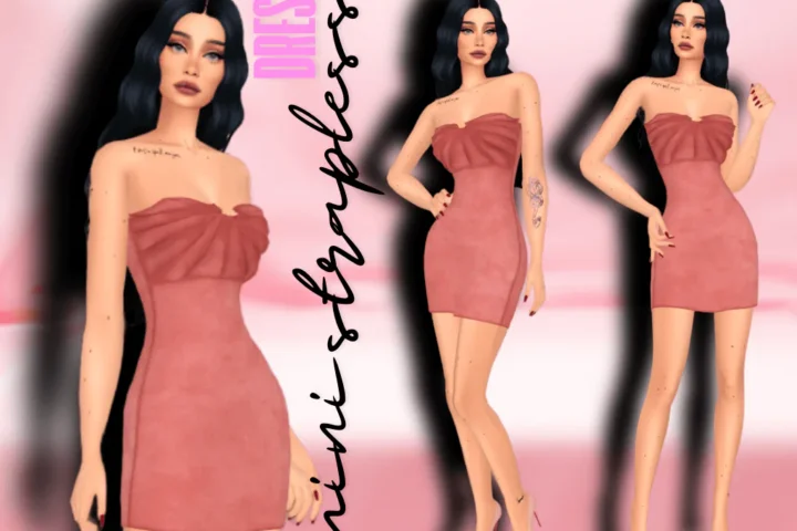 MINI STRAPLESS DRESS