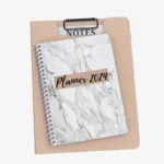 Minimal phone with notes & planner - set