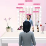 Makeup vanity - set