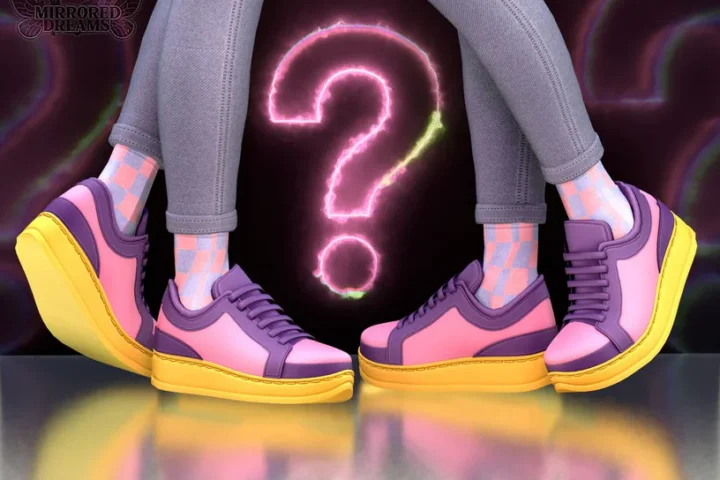 Mirrored Dreams Mystery - Sneakers + Socks