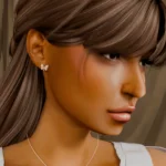 Gold Butterfly Duo Wing Earring