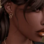 gold heart earrings v1