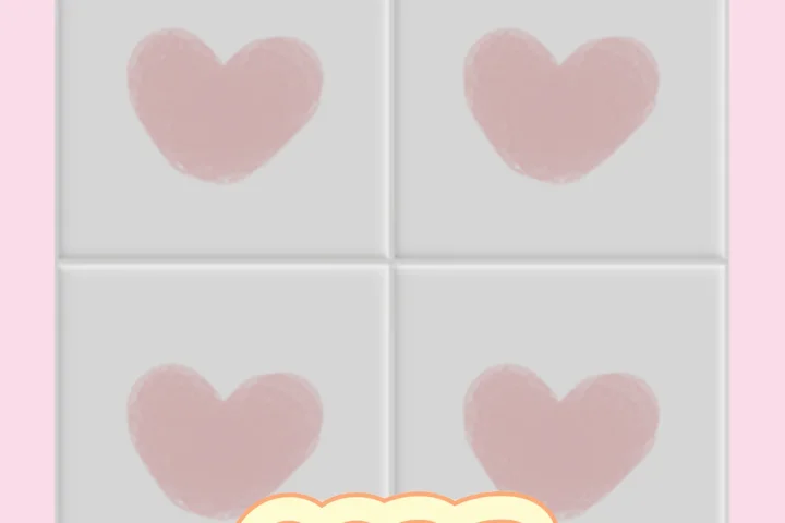 Soft Foam Heart floor tile