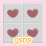 Soft Foam Heart floor tile