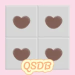 Soft Foam Heart floor tile