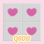 Soft Foam Heart floor tile