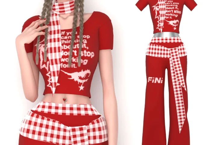 [finistudio]Streetwear Retro Print Set
