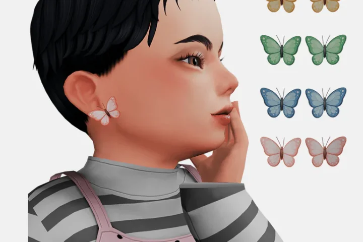 Earring Butterfly