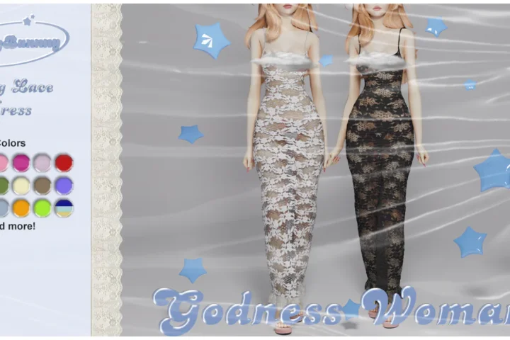 GODNESS WOMAN LACE DRESS