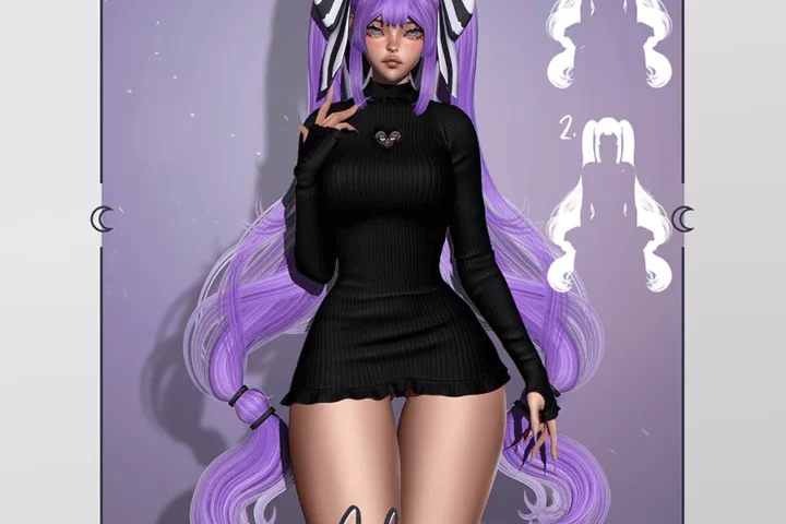 Usagi - Miku Hair PACK - 2 hairs + 1 acc