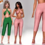 Layla - Asymmetric Halter Set (midsummer collection)