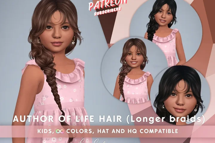 SONYASIMS - Author of Life Hair Kids (Longer Braids Version)