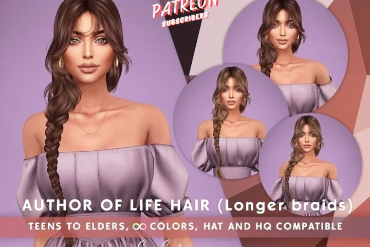SONYASIMS - Author of Life Hair (Longer Braids Version)