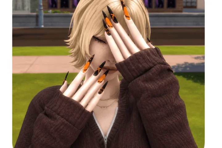 Bakugo Inspired Nails ft KIRA