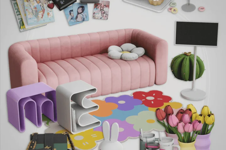 Набор мебели и декора Kidult Set