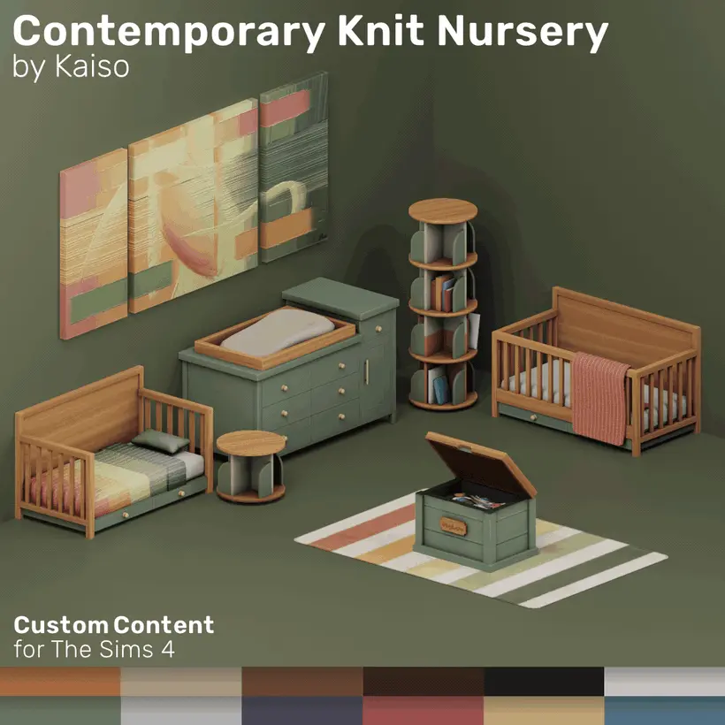 Мебель для детской Contemporary Knit Nursery