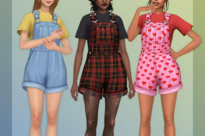 Наряд для симочек "Drift Overall Shorts"