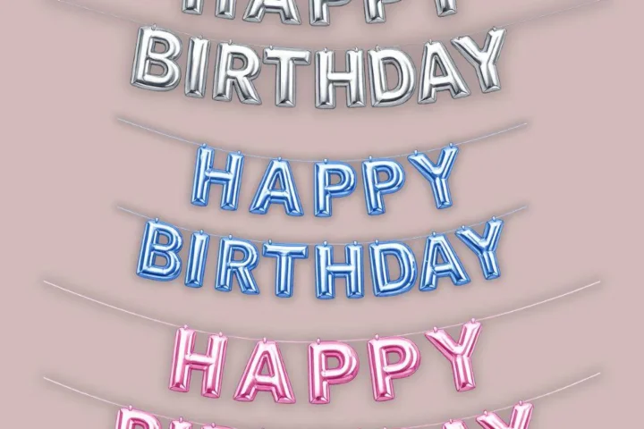 Colour Pop Celebrations – Foil Birthday Banner Collection