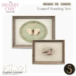 Sims4Luxury - Shabby Chic - Framed wall + standing arts
