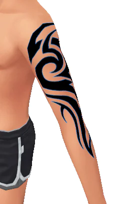 Midnight Tribal Tattoo Male (Base Game)