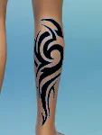 Midnight Tribal Tattoo Male (Base Game)