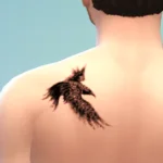 Raven's Flight Male Tattoo Base Game