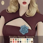 Rosalie Flower Brooch