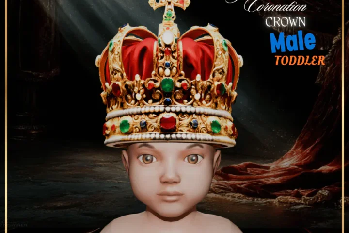 African Christian Coronation Crown-Toddler