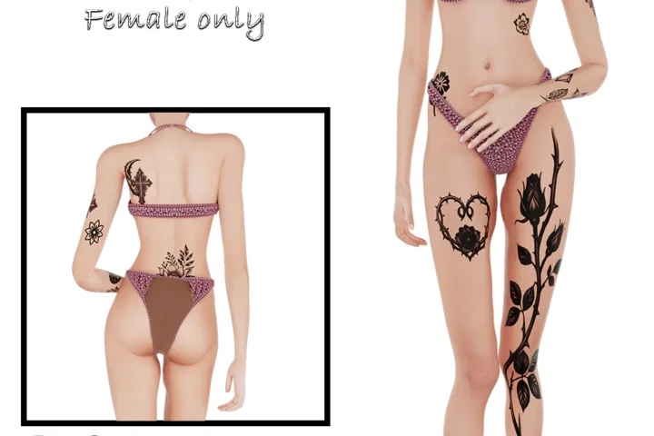 Female tattoo #104