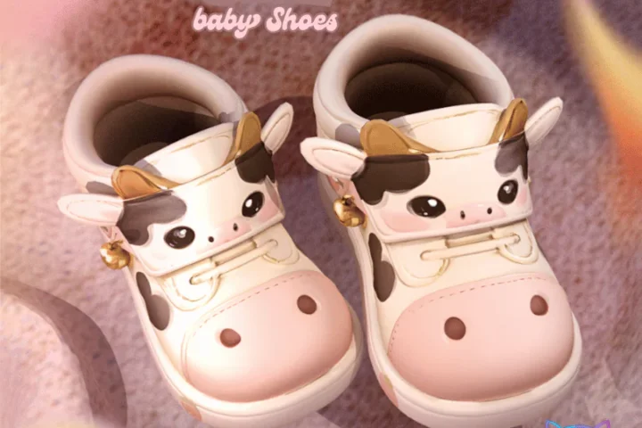 🐄 COW BABY SHOES