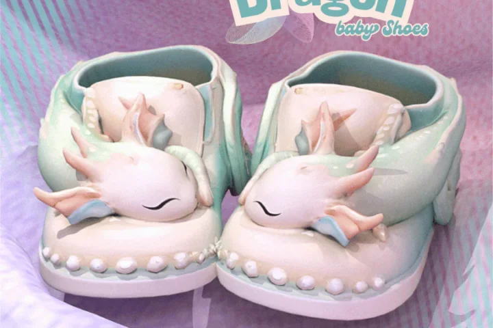 🐉 DRAGON BABY SHOES
