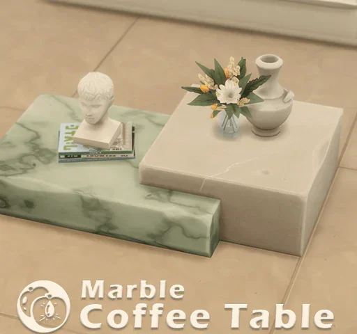 [Plumberry]Marble Coffee Table