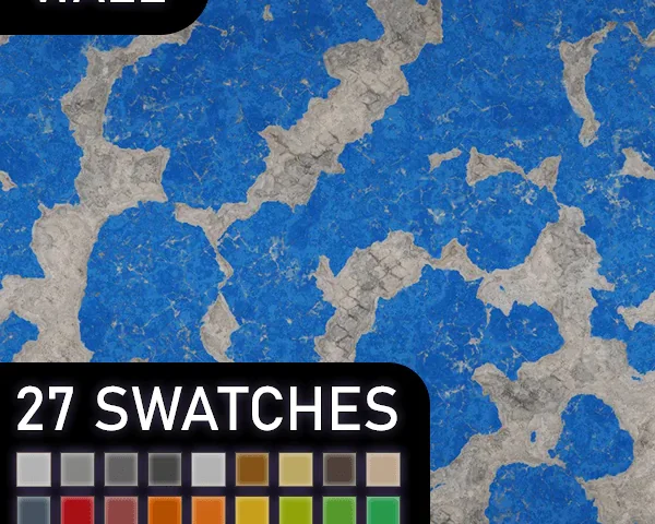 🧱 [ESI] Azure Decay (Wall) | Wall