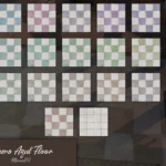 Damero Azul Floor