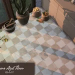 Damero Azul Floor