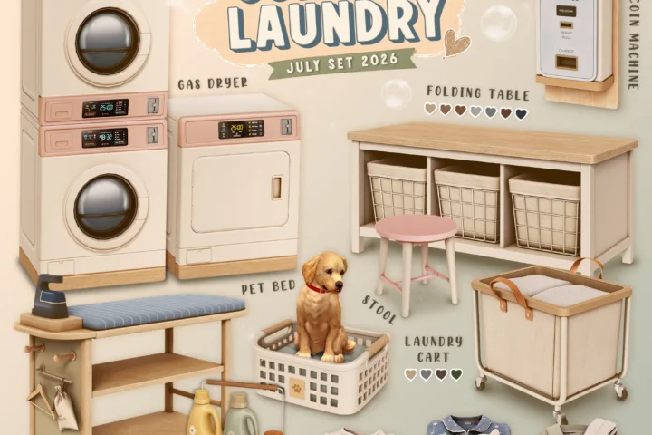 July 2026 Set - Cozy Coin Laundry