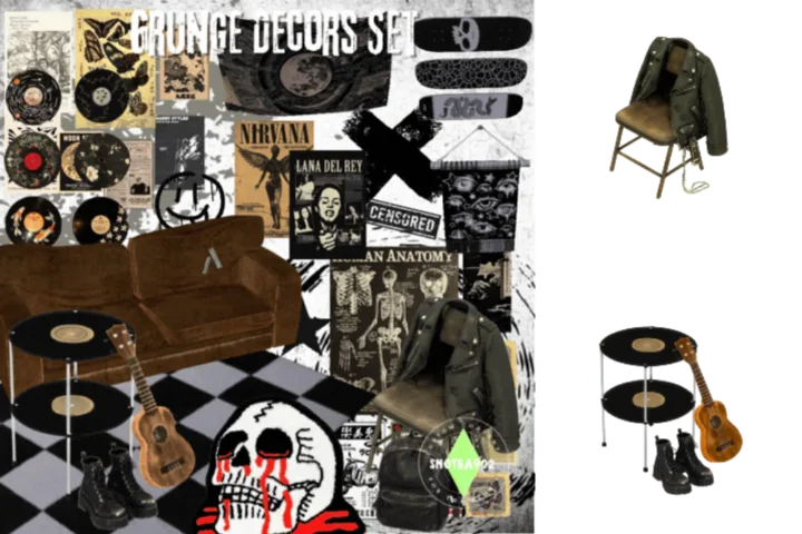 Grunge Decors Set By Snotra902