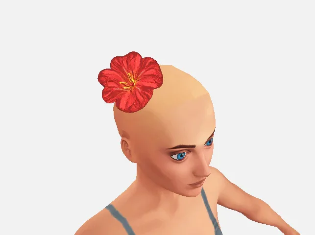 OPPASIMS - hibiscus flower hair accessory