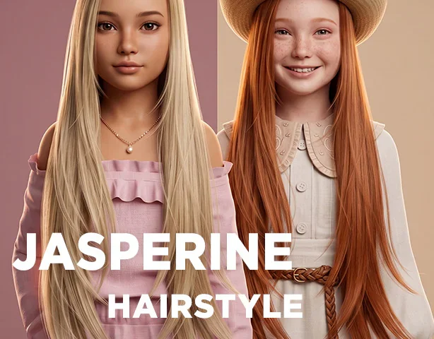 Прическа - Jasperine Hairstyle - CHILDREN