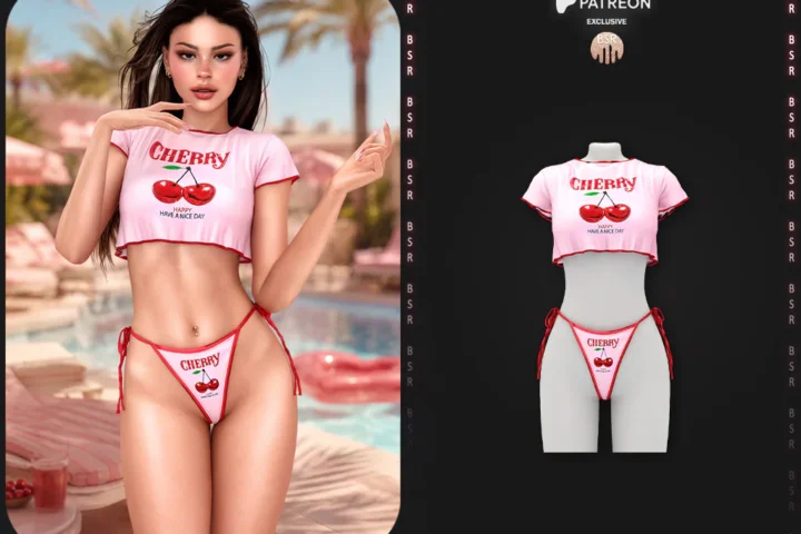 Вишневый комплект для симочек "Cherry Pop Set"