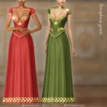 Коллекция королевских платьев "Heirloom cc collection"