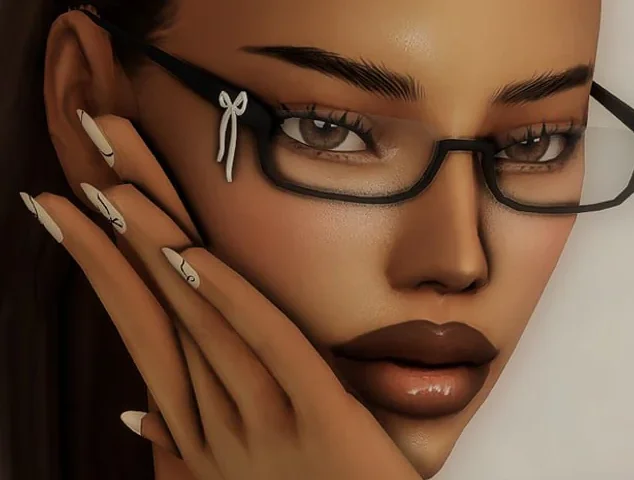 Очки с бантом - ThatSims4Hore - Bow Glasses