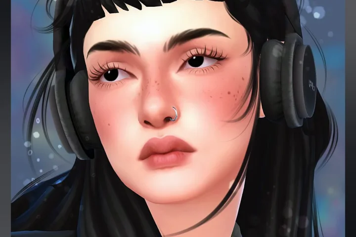 Веснушки для симочек и симов "Freckled shadow"