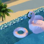 Donut pool float set