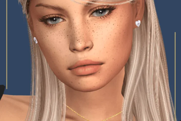 Diamond Heart Studs